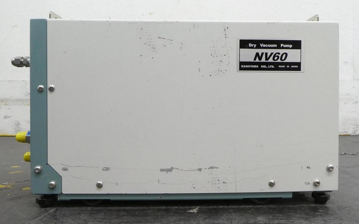 Used Kashiyama NV60N-5 Dry Vacuum Pump Module NV60 Cu Copper Exposed Working As-Is
