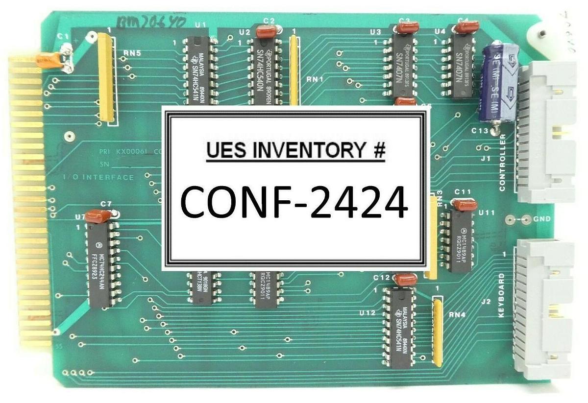 Used PRI Automation KX00061 I/O Interface PCB Card Brooks Automation BM70640 Working
