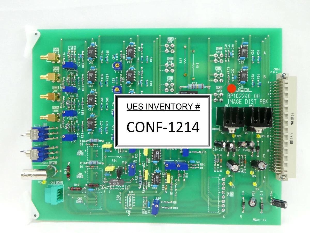 Used JEOL BP102240-00 IMAGE DIST PB PCB Card JWS-7555S SEM Working Spare