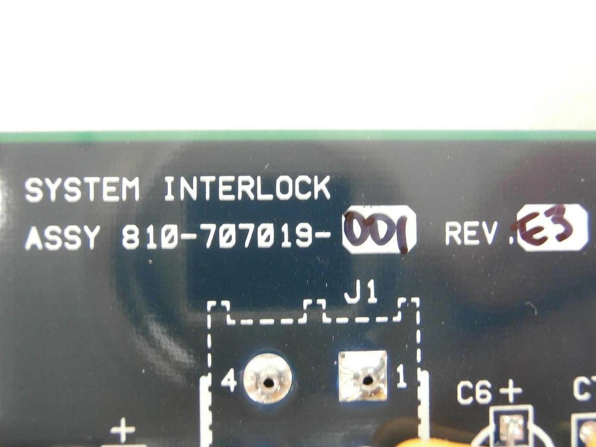 Used Lam Research 810-707019-001 System Interlock Board Panel PCB FPD Continuum Spare