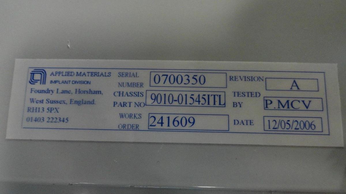 Used AMAT Applied Materials 9010-01545 S2S Softdrive SAF305-045 Used Working