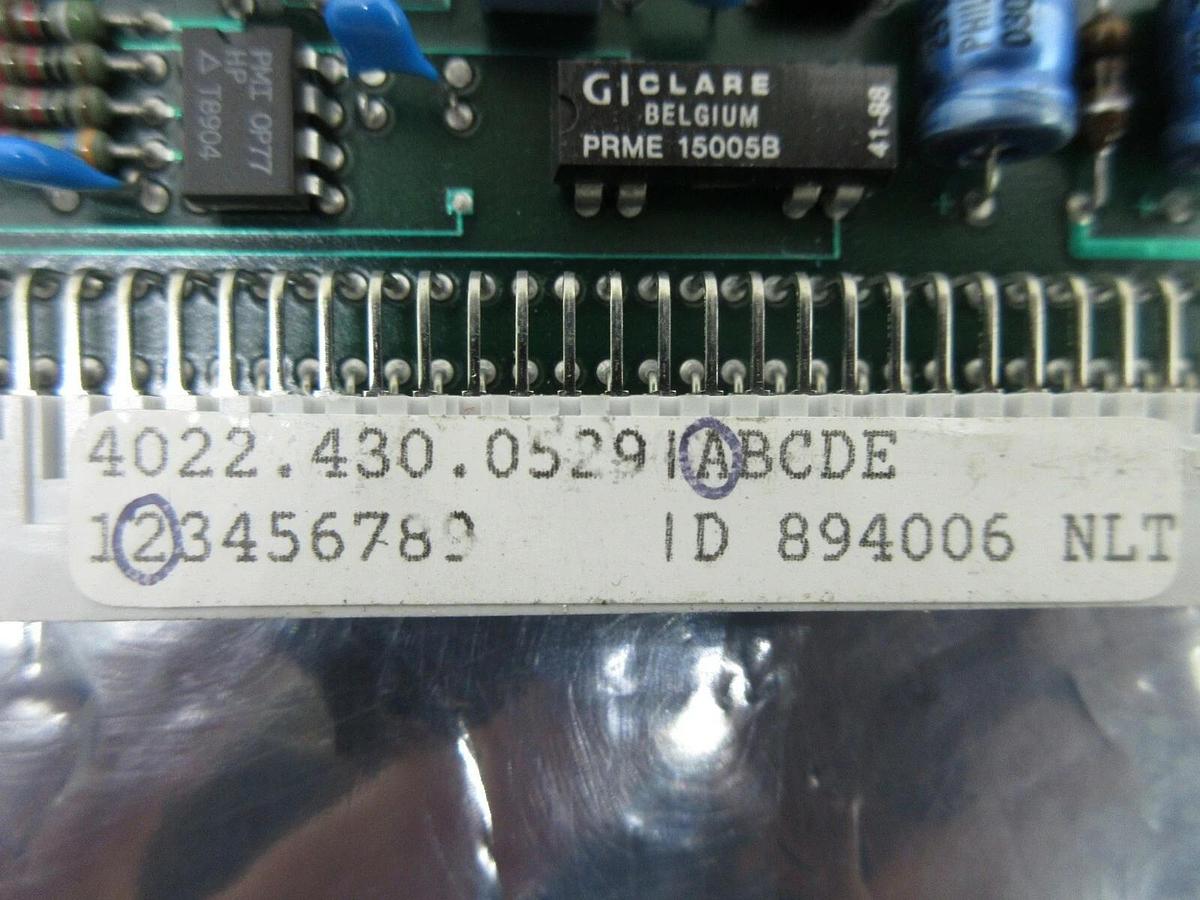 Used ASML 4022.428.14550 TB 2500 X PCB Card PAS 5000/2500 Wafer Stepper System Used