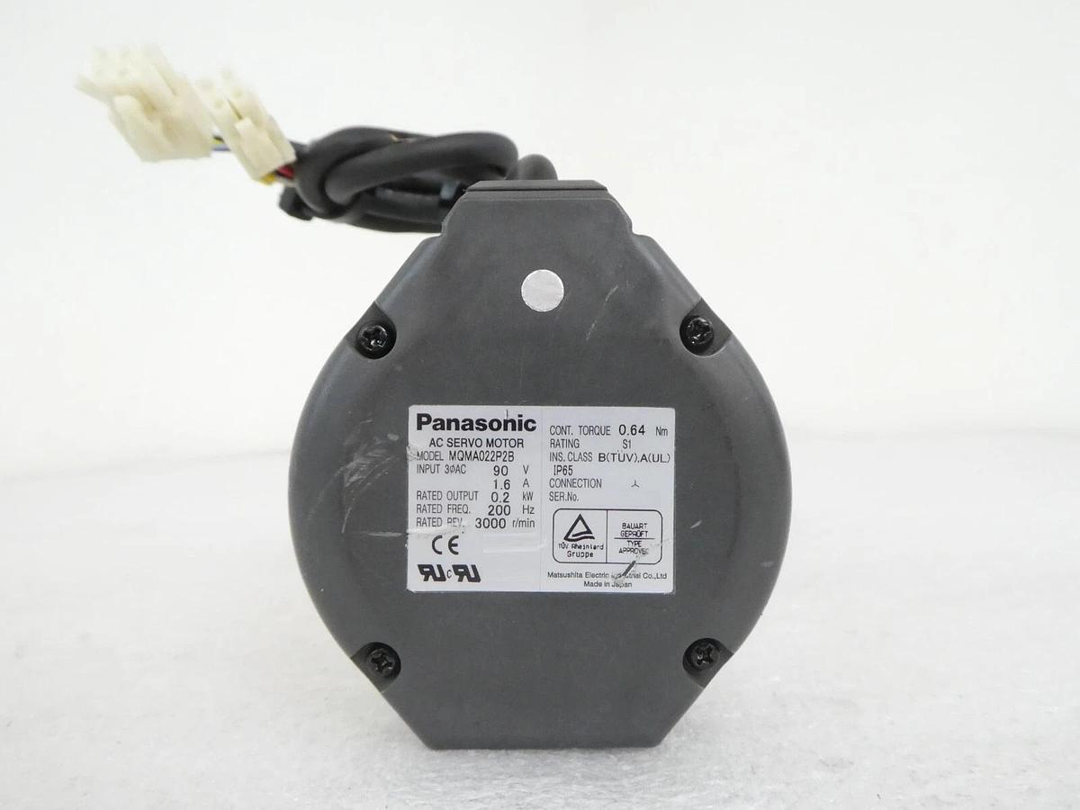 Used Panasonic MQMA022P2B AC Servo Motor Reseller Lot of 5 Working Surplus