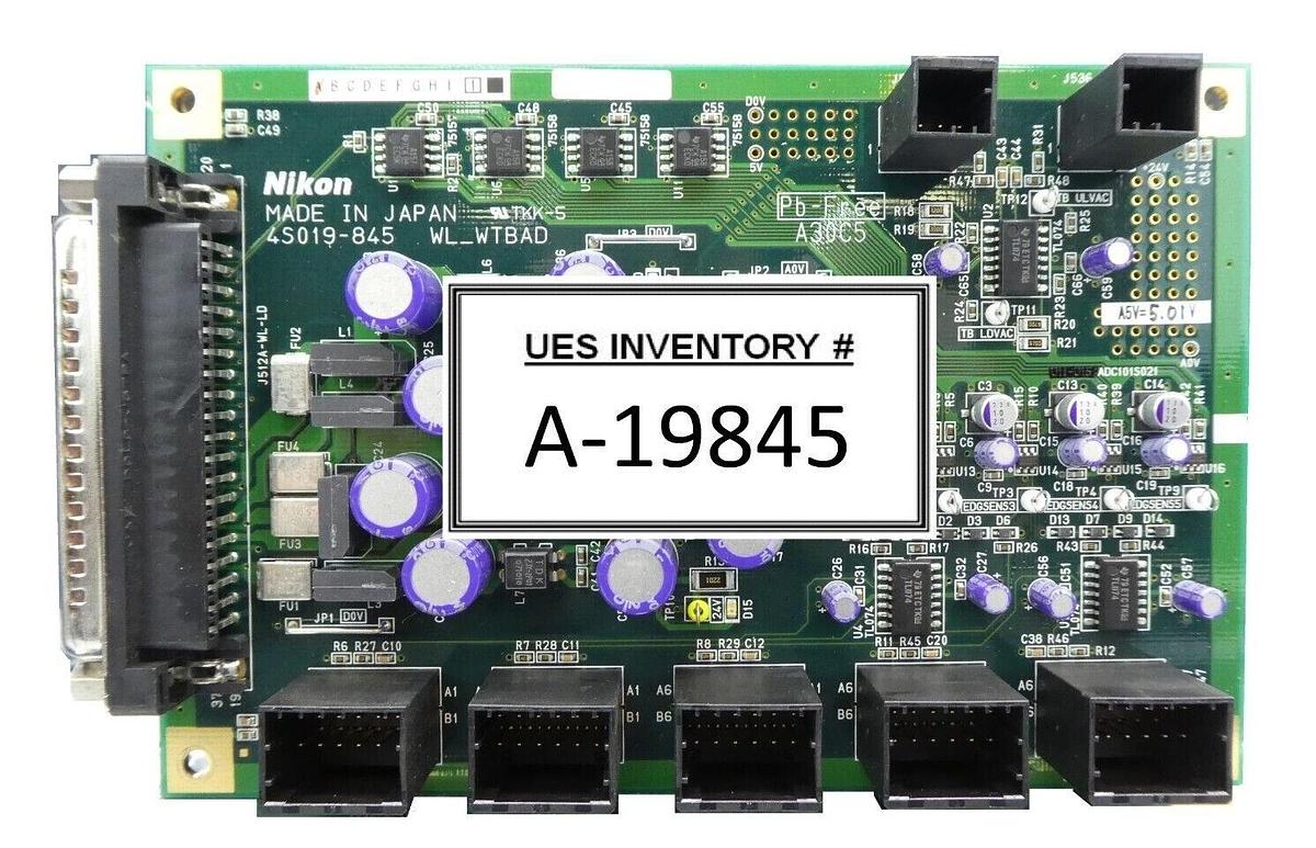 Used Nikon 4S019-845 Interface PCB WL_WTBAD NSR Series System Working Surplus