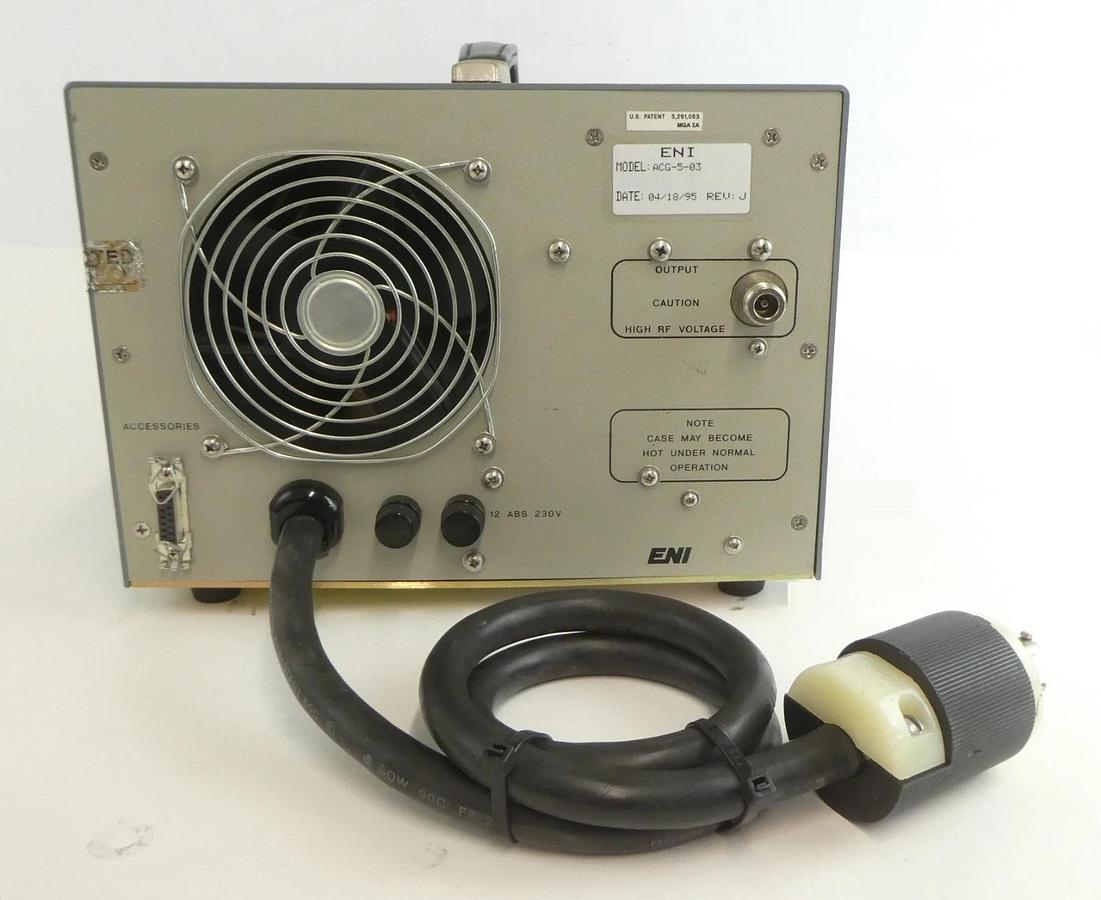 Used ENI ACG-5-03 RF Generator ACG-5 XL Untested As-Is