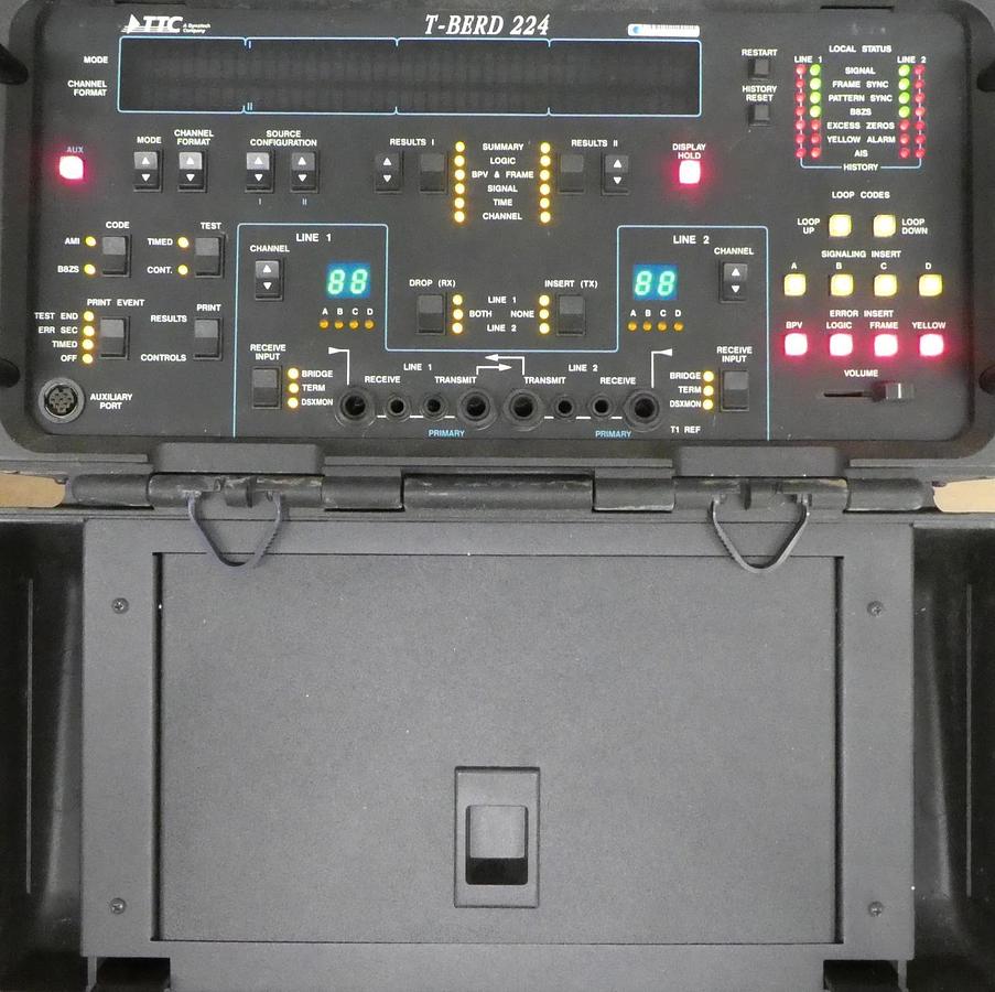 Used TTC T-BERD 224 PCM Analyzer Reseller Lot of 3 41934 L.01 9 Option Spare Surplus