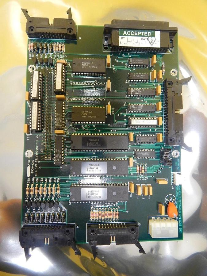 Used Matrix Integrated Systems 1000-0068 Processor Board PCB System 10 Used Working