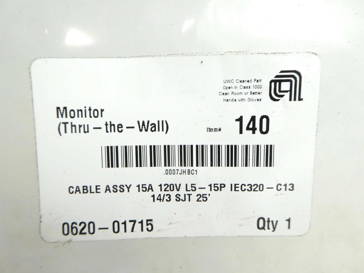 AMAT Applied Materials 0620-01715 Monitor Cable New Surplus