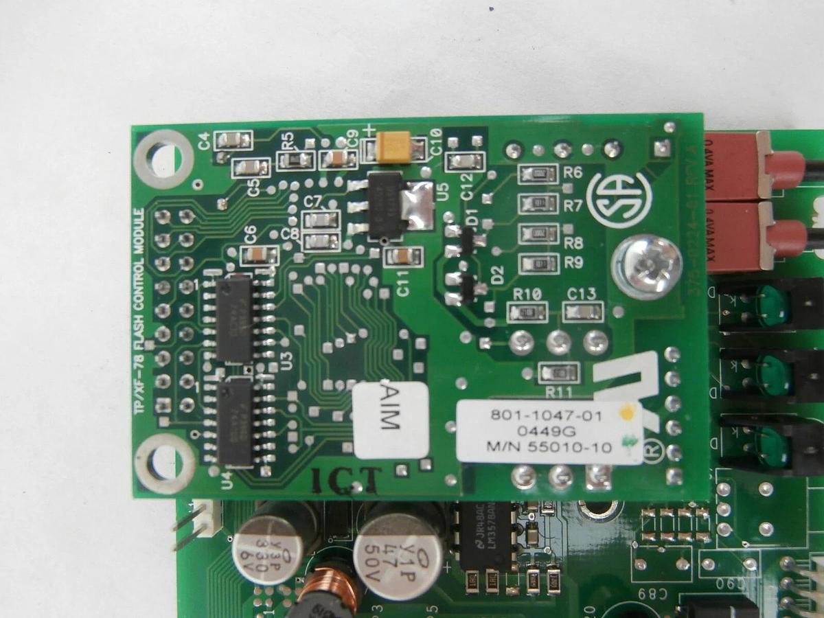 Used Edwards D37212202 Flash Control Module PCB im Interface 801-1047-01 Working