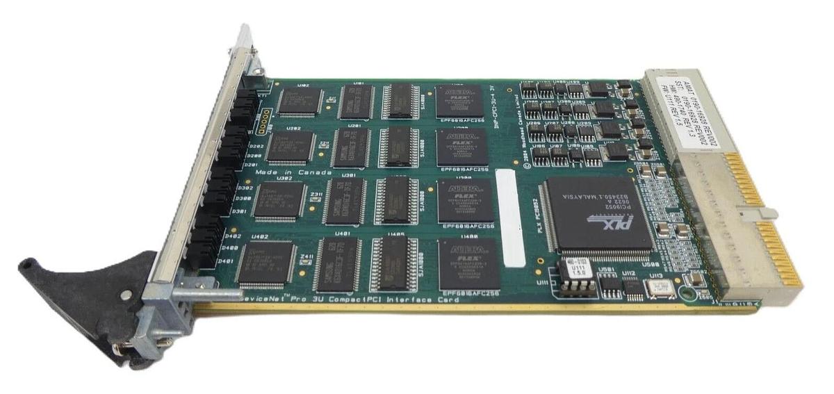 Used SST Woodhead DNP-CPCI-3U-4 DeviceNet Scanner PCB Card AMAT 0190-16928 Working