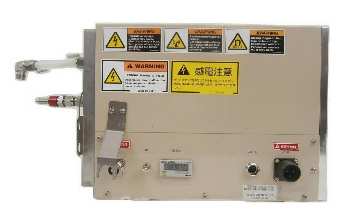 Used Nihon MKN-502-3S2B02a-OSC Microwave Oscillator TEL Tokyo Electron Trias Surplus