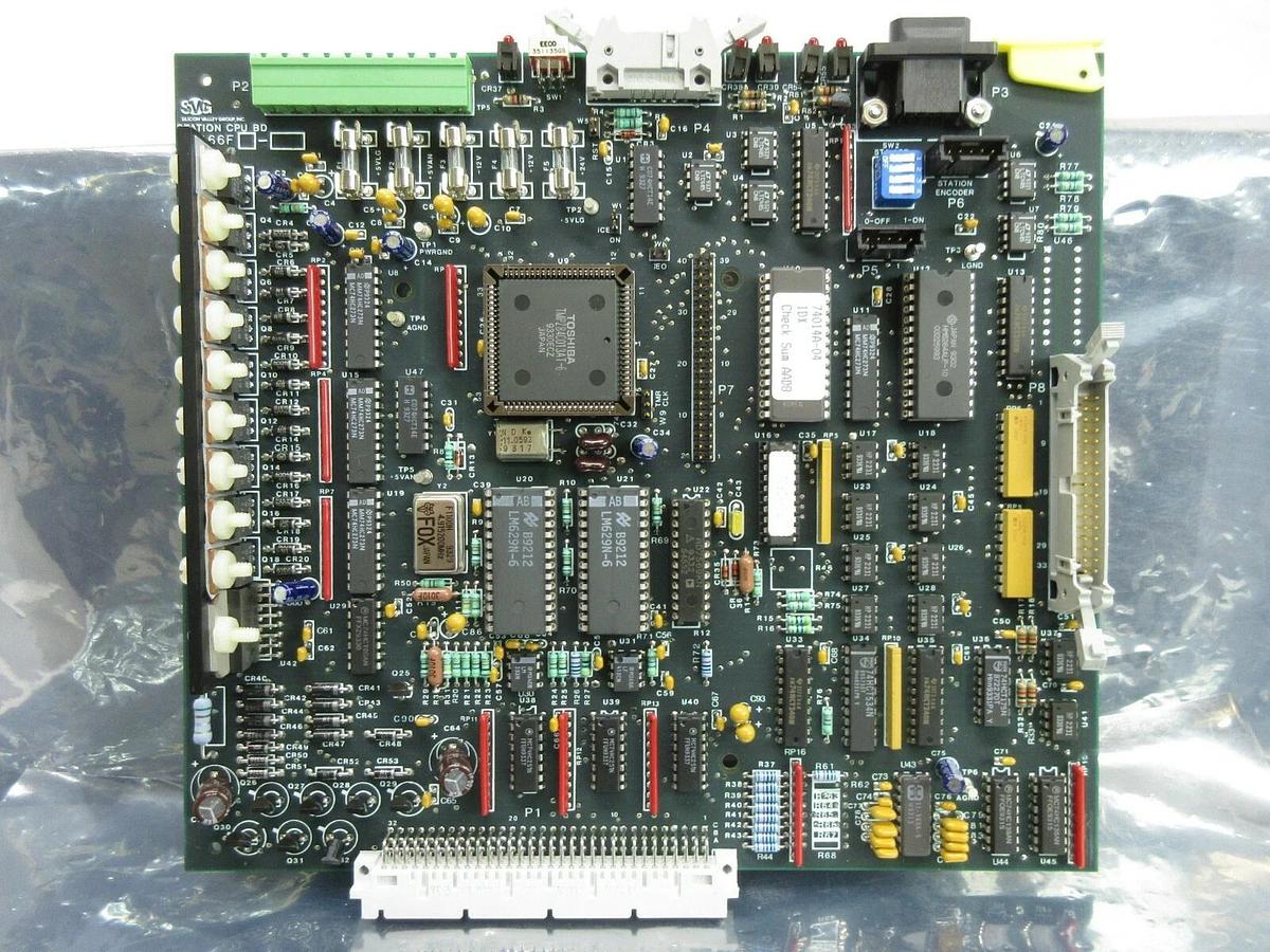 Used SVG Silicon Valley Group 80166F3-01 IDX Station Processor CPU PCB Card Used