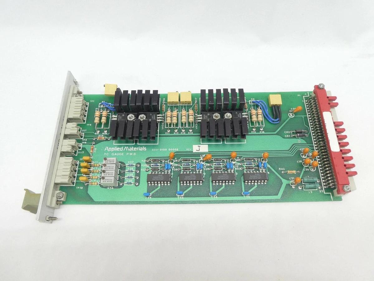 Used AMAT Applied Materials 0100-00008 TC Gauge P.W.B. PCB Card P5000 Working