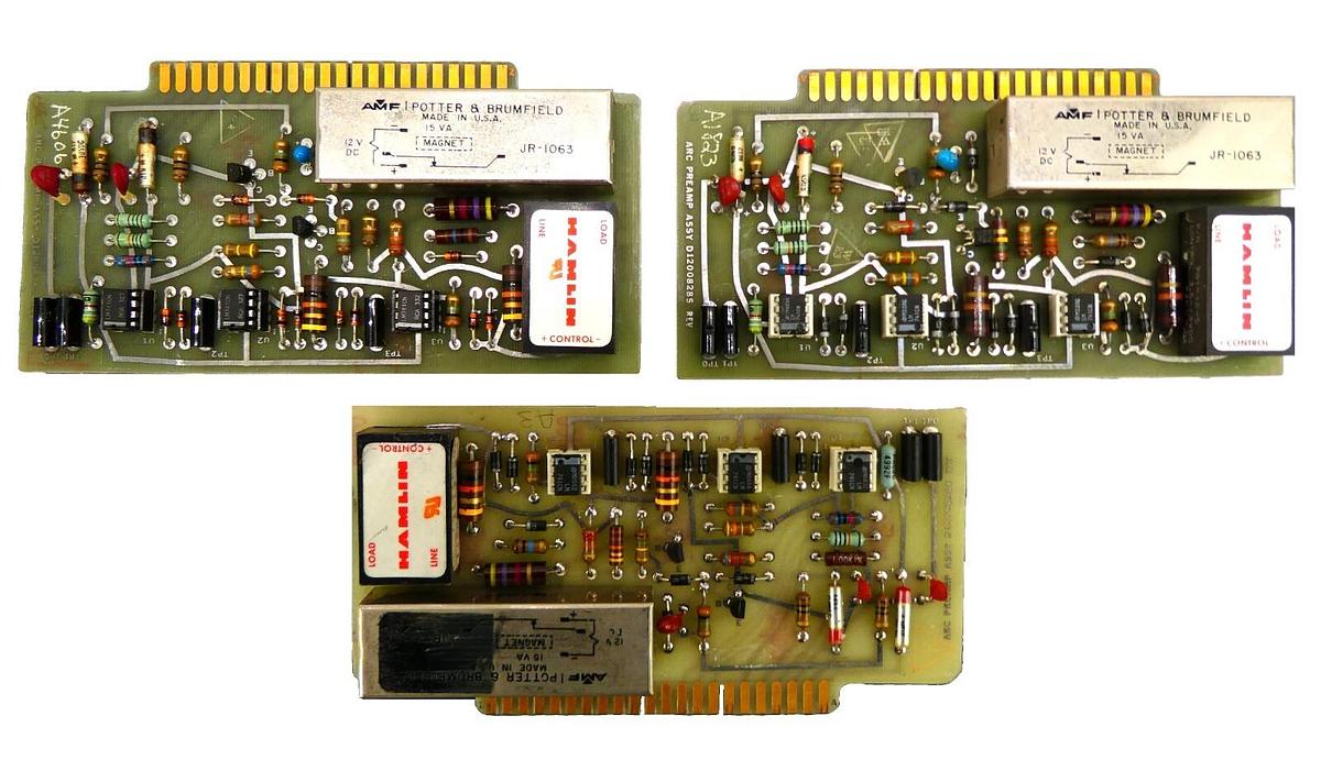 Used Varian D12008285 ARC Preamp PCB Card Assembly Reseller Lot of 3 Working