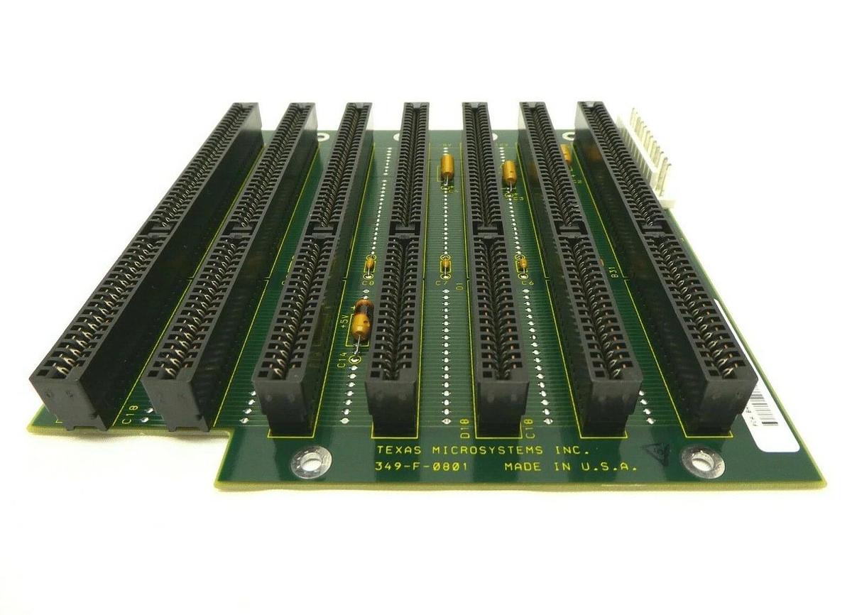 Used Texas Microsystems 10813 PCA Backplane PCB BM7-AT 7AT Slots SVG 90S DUV Spare
