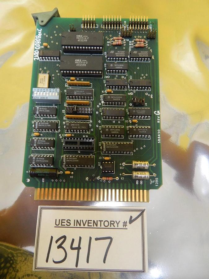 Used Micro/Sys SB8420 PCB Card 2100-0080 SER1 AG Associates 7100-5190-01 4100s Used