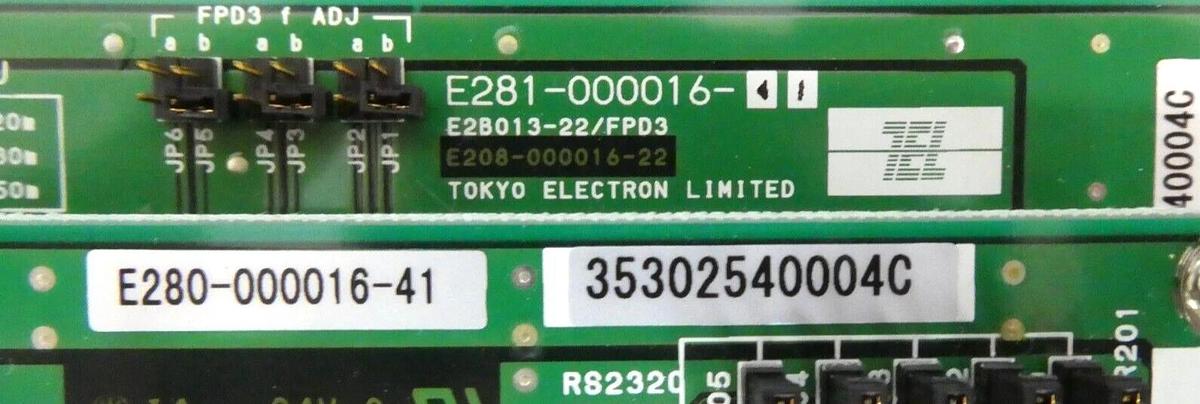Used TEL Tokyo Electron E281-000016-41 ECC2 Controller EC Module PCB E281-000017