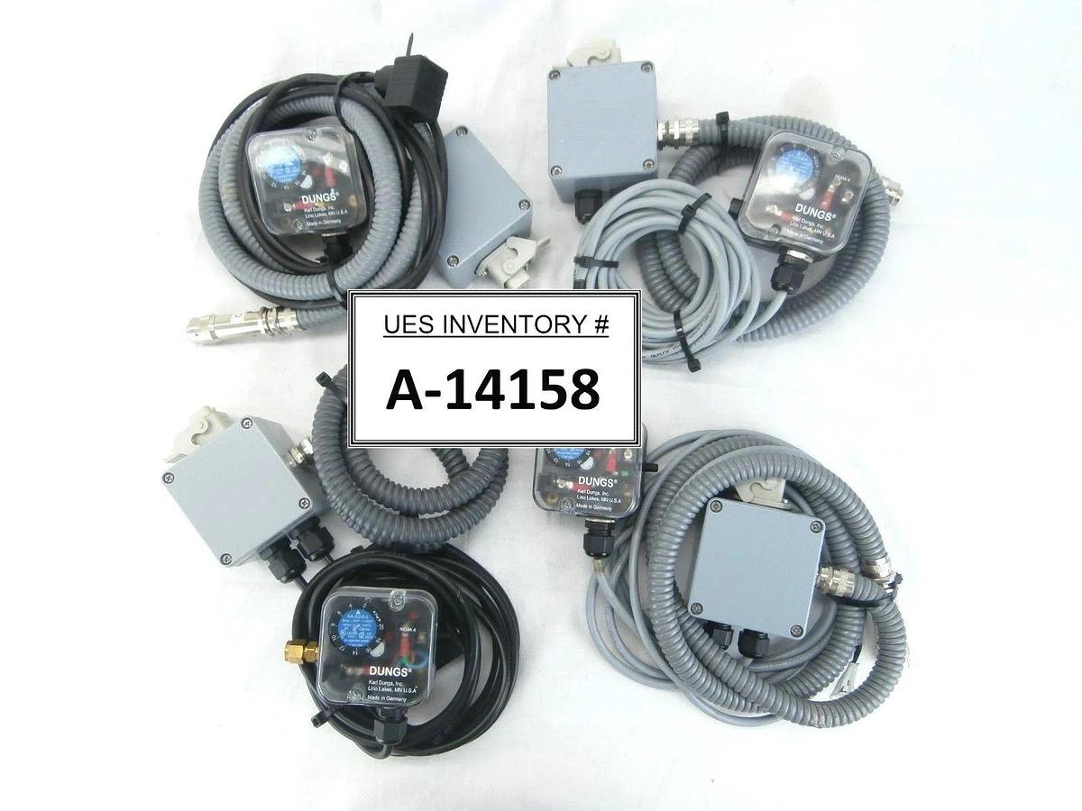 Used Edwards TPU Differential Pressure Switch Assembly Dungs AA-A2-6-5 Lot of 4 Used