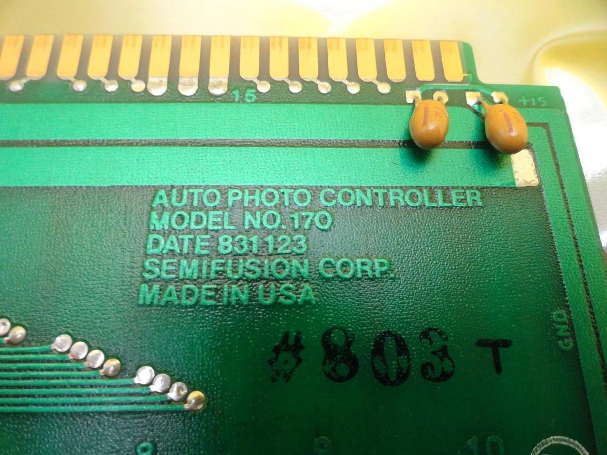 Used Semifusion 170 Auto Photo Controller PCB Card Ultratech UltraStep 1000 Used