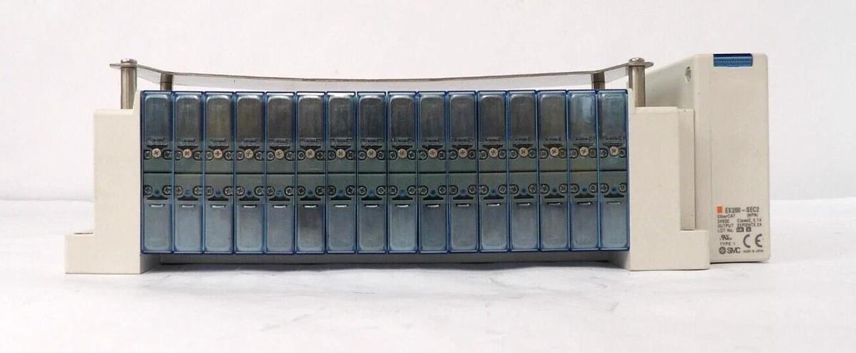 Used SMC SS5Y3-DUQ00526 16-Port Ethercat Pneumatic Manifold AMAT 0190-41158 Working