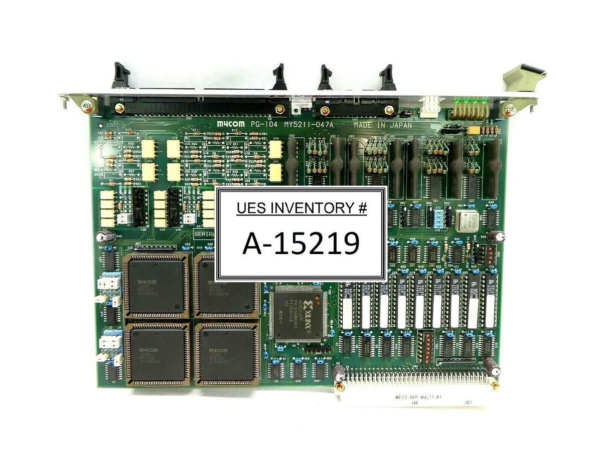 Used Mycom PG104L-04 Processor PCB Card MY5211-047A DNS FC-3000 No Pull Tab Working