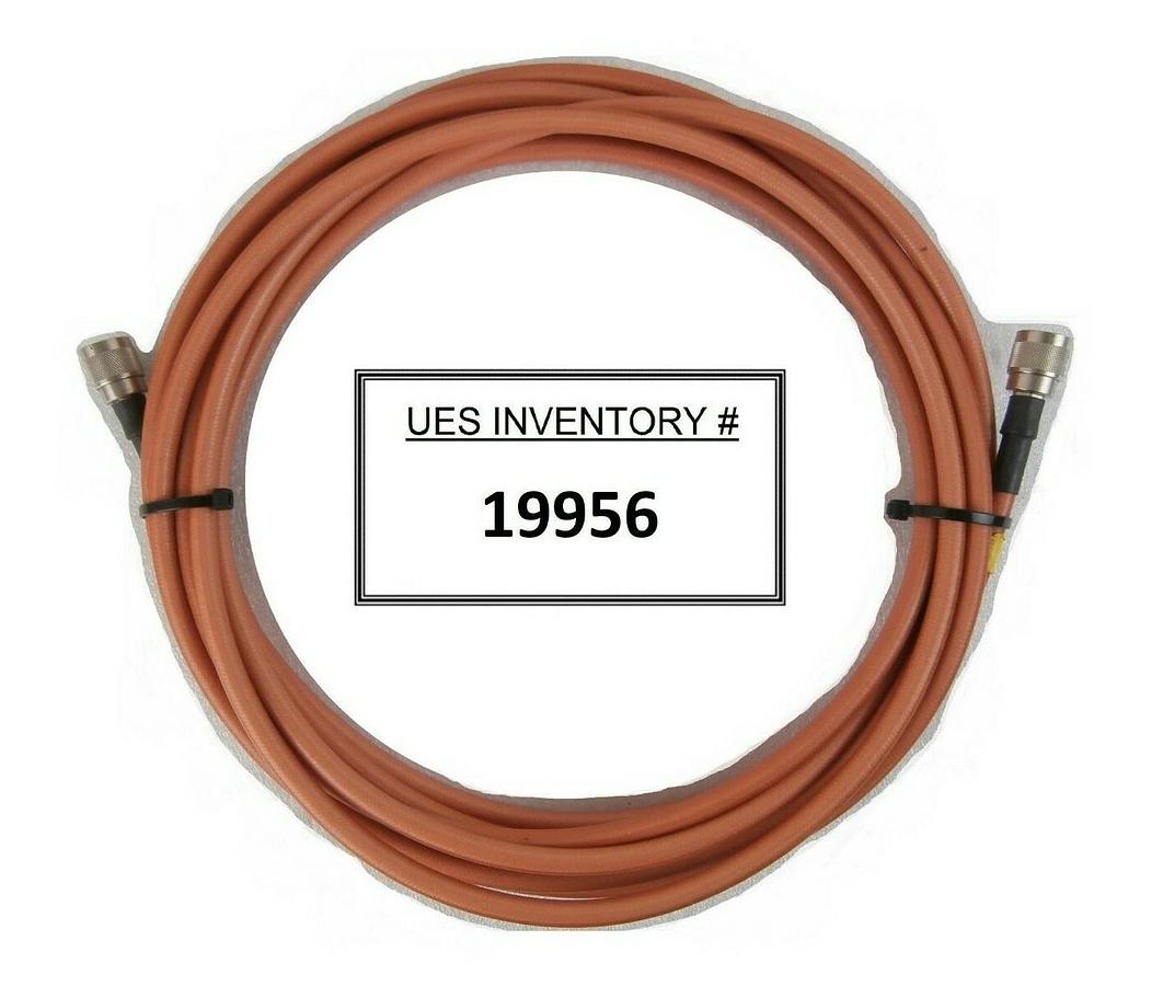 Used Times Microwave Systems 68999 RF Cable 24 Foot Ulvac Enviro II Working Surplus