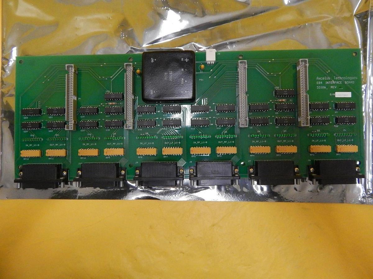 Used Axcelis Technologies 531061 E84 Interface Board Backplane PCB 531051 Used