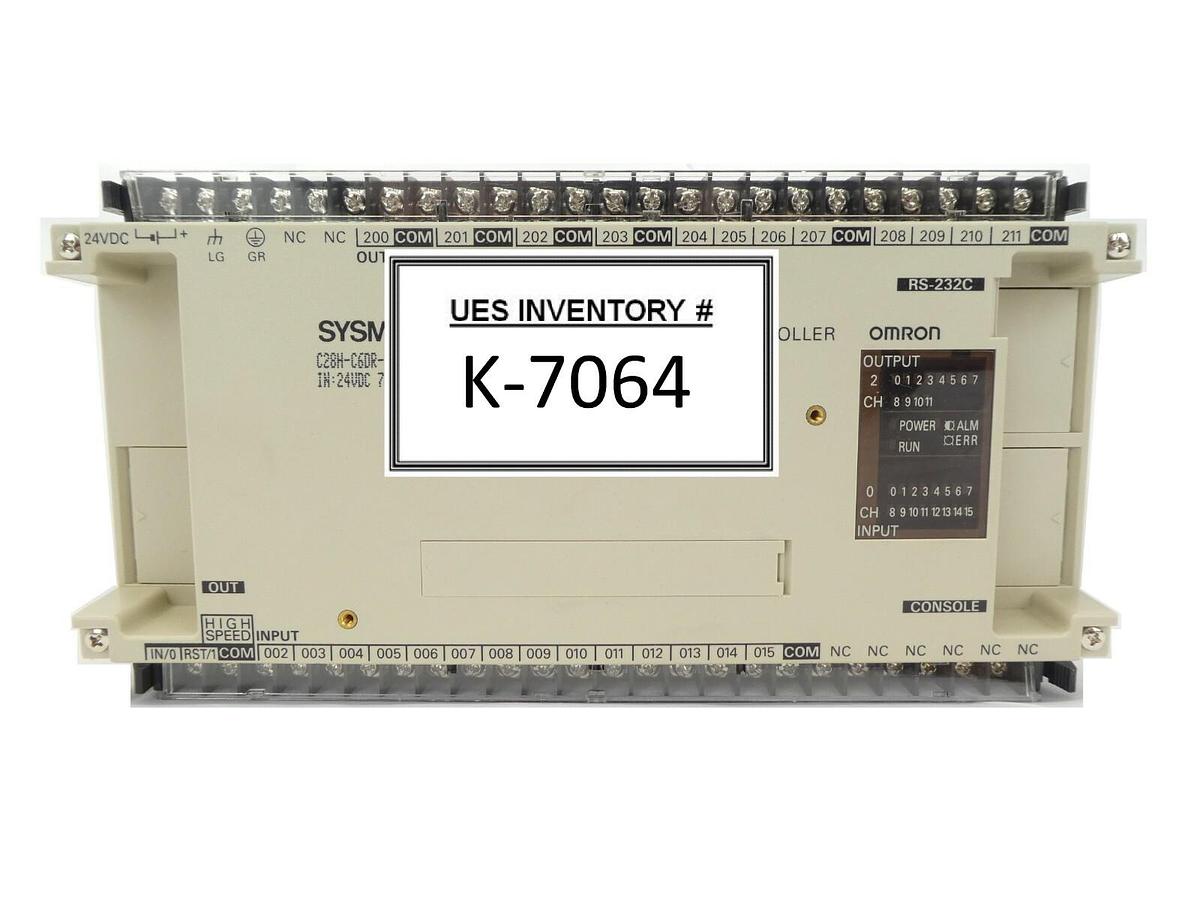 Used Omron C28H-C6DR-DE Programmable Logic Controller PLC SYSMAC C28H Working Spare