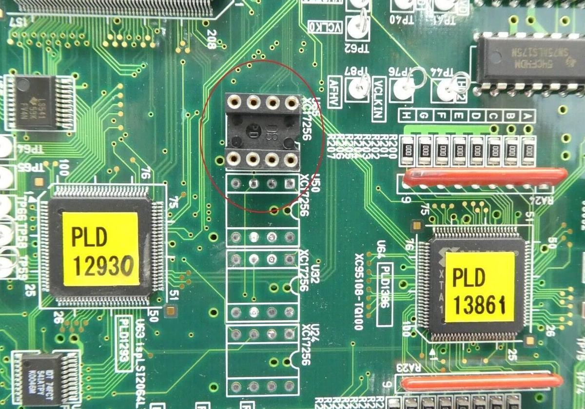 Used Nikon 4S019-160 Interface PCB Card ALG-ACE2 Missing EPROM As-Is