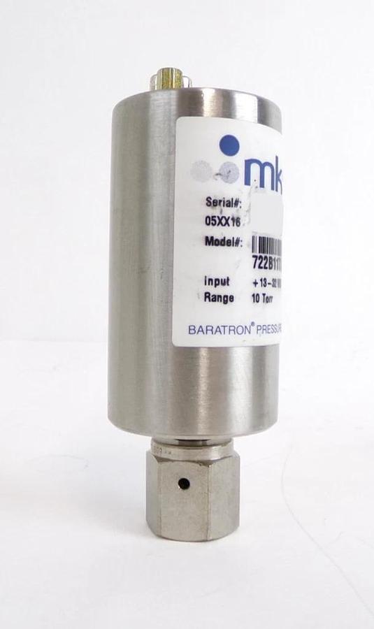 Used MKS Instruments 722B11TCD2FA Baratron Pressure Transducer 722B Lot of 3 Surplus
