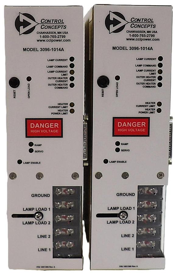 Used Control Concepts 3096-1014A SCR Power Controller AMAT Lot of 2 Working