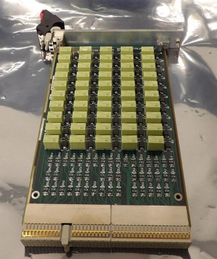 Used AMAT Applied Materials 0190-26810 MainFrame Interlock 3 Relay PCB Working Spare