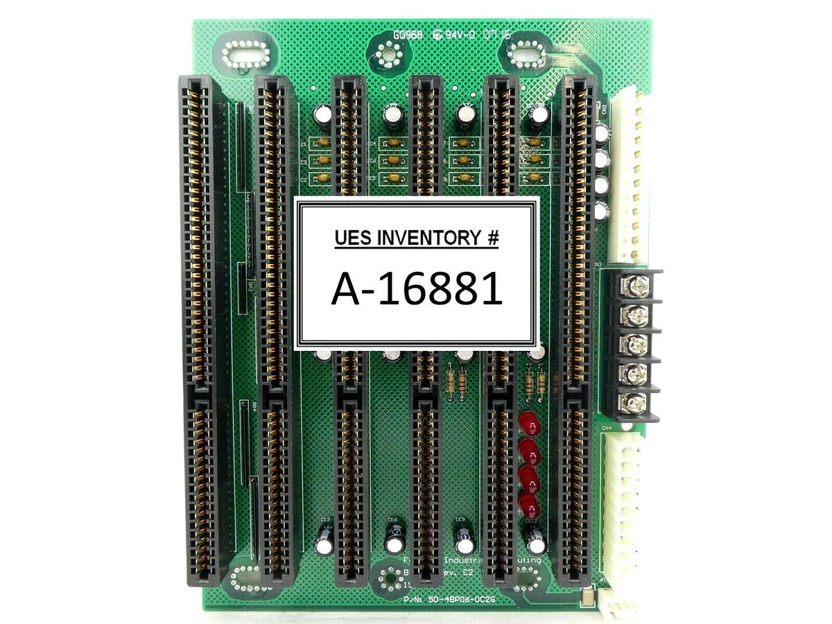 Used Formosa Industrial Computing 50-4BP06-0C26 Backplane Board PCB BPI-06 Working