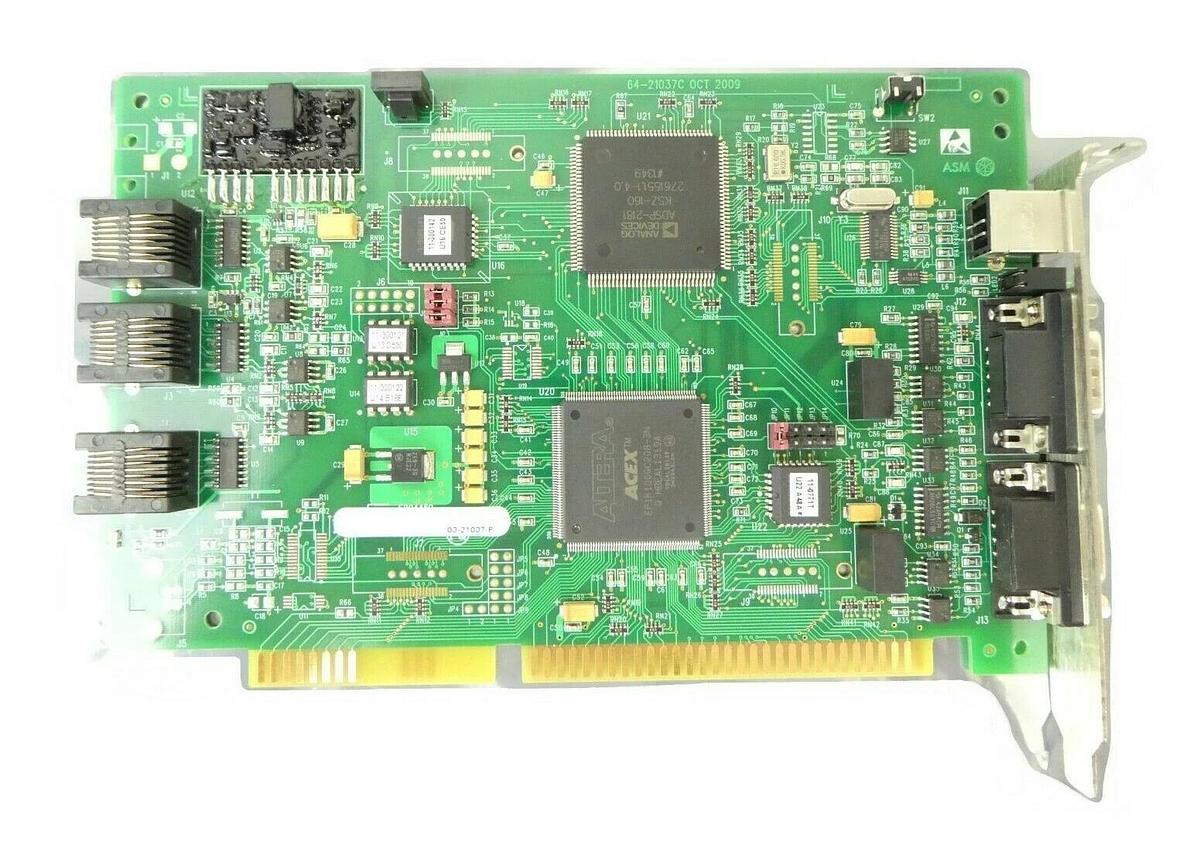 Used ASM Advanced Semiconductor Materials 03-21037 Network Processor PCB Card Working