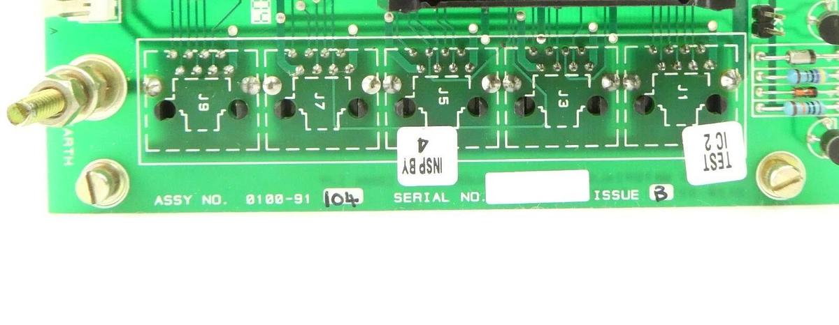 Used AMAT Applied Materials 0100-91104 Vacuum Gauge RJ45 CONN I/F PCB Working Surplus