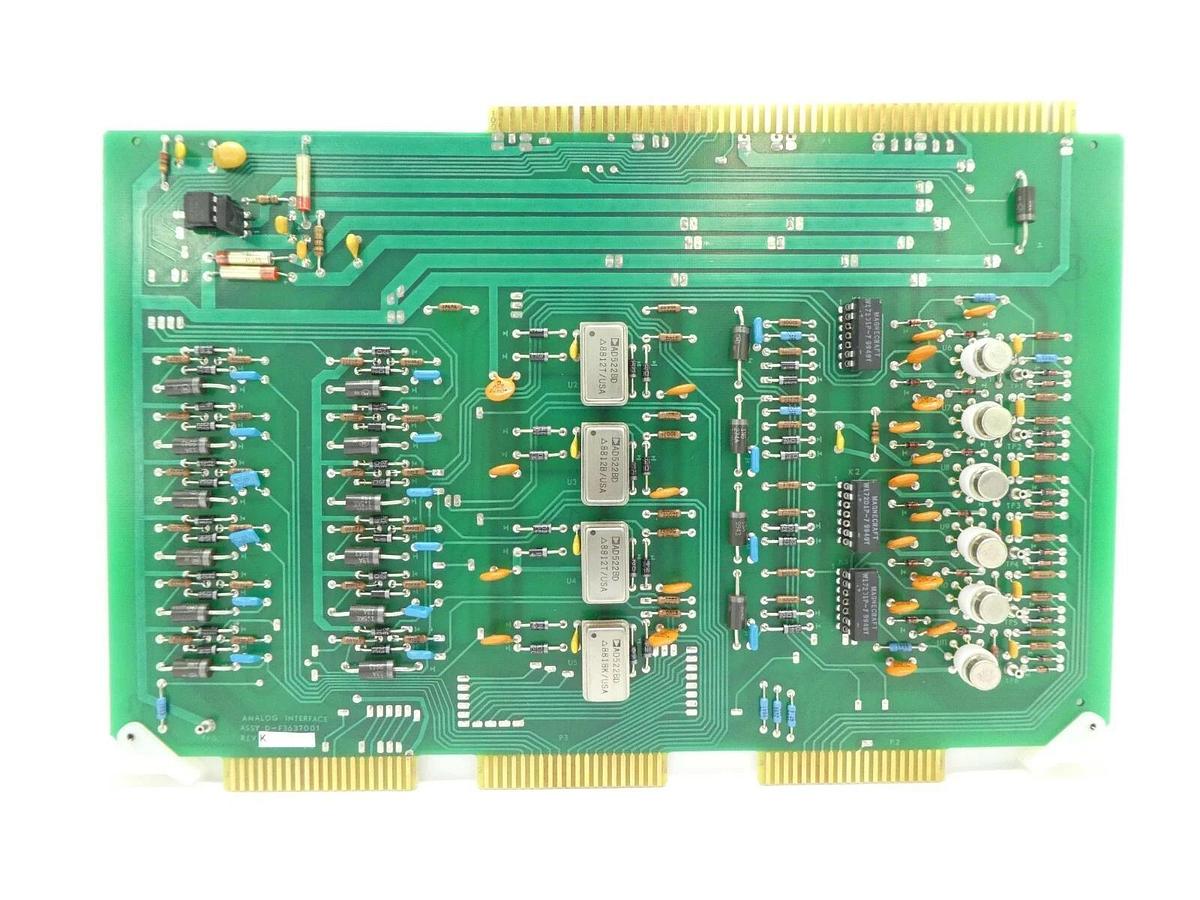 Used Varian Semiconductor VSEA D-F3637001 Analog Interface PCB Card Rev. K Working
