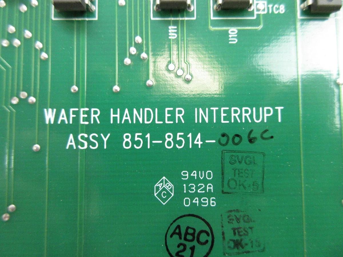 Used SVG Silicon Valley Group 851-8514-006 Wafer Handler PCB Card Rev. C 90S Used