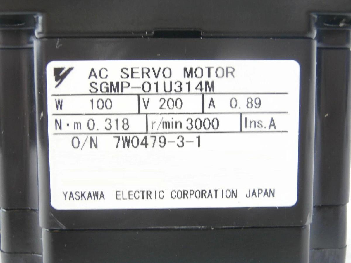 Yaskawa Electric SGMP-01U314M Motor AMAT Applied Materials 0190-77181 New Spare
