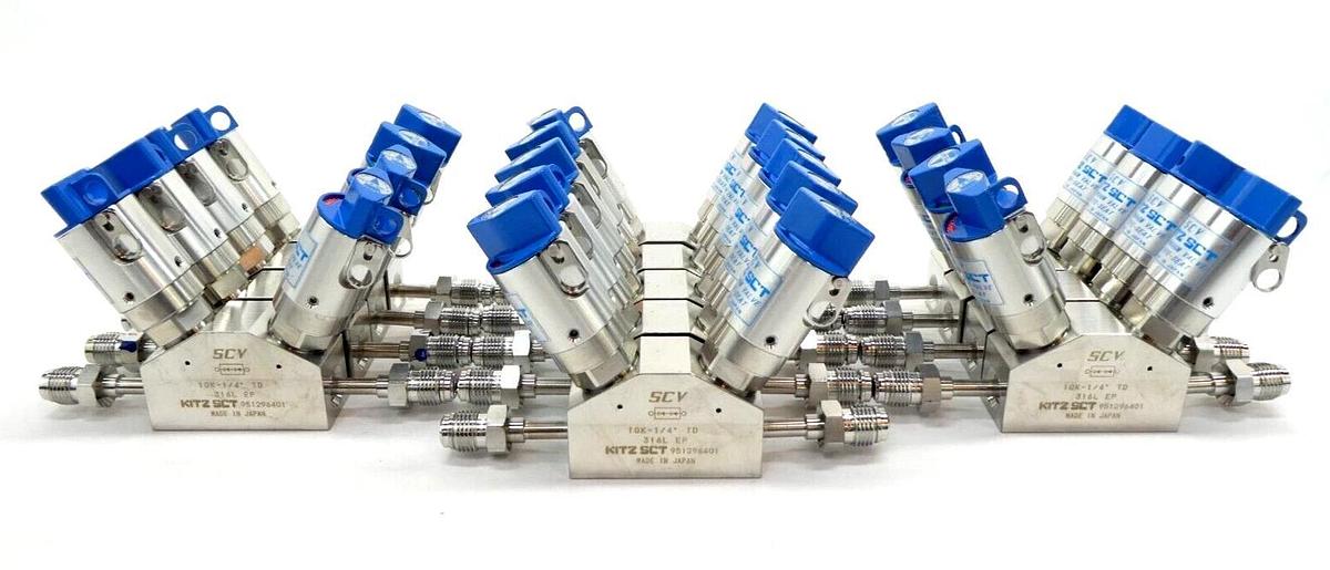 Used KITZ SCT 951296401 Block Valve 10K-1/4" TD 316L EP Reseller Lot of 13 Working