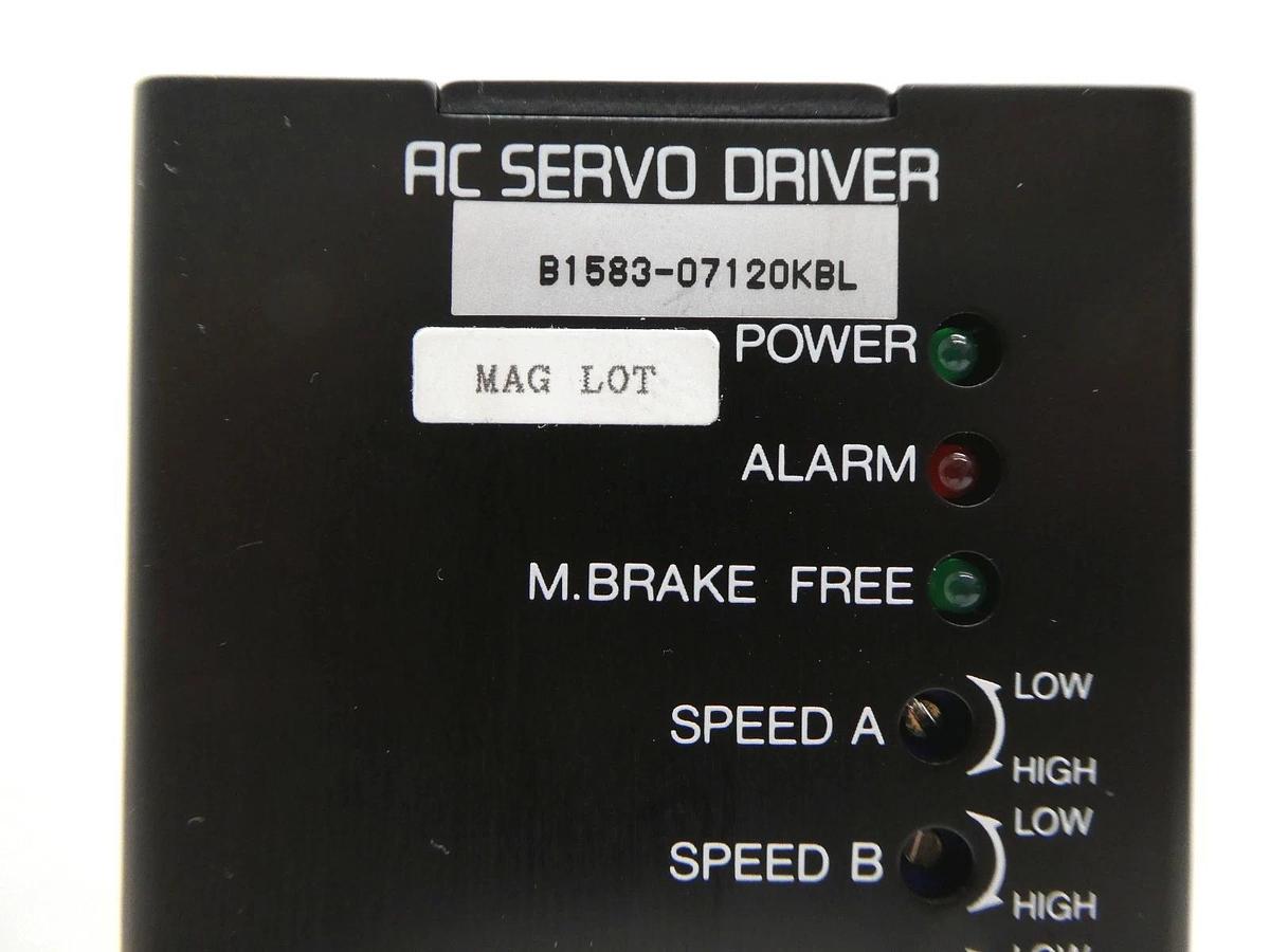 Used Oriental Motor B1583-07120KBL AC Servo Driver VEXTA Working Surplus