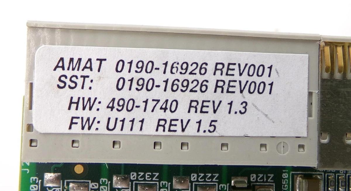 Used SST Woodhead DNP-CPCI-3U-4 DeviceNet Scanner PCB Card AMAT 0190-16926 Working