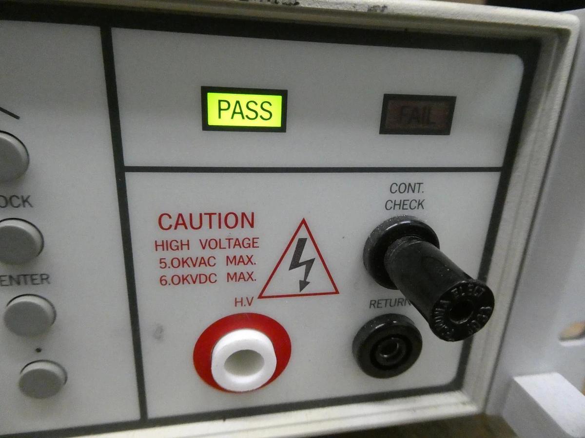 Used Associated Research 5560DT Dielectric Withstand Tester Hypot Plus II Working