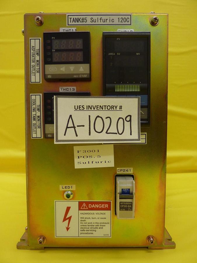 Used DNS Screen TANK#5 Sulfuric 120C Temperature Monitor Cooling Tank FC-3000 Used