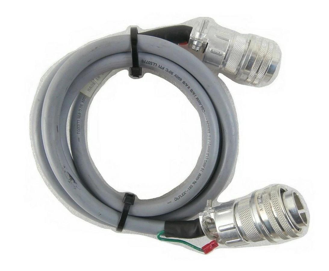 Used CTI-Cryogenics 8112463G050 Cryogenic Pump Power Cable On-Board 5 Foot Working