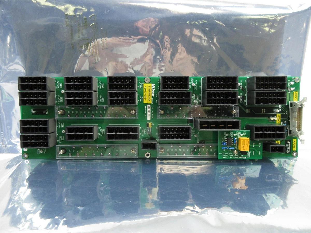 Used Nikon 4S013-382 Backplane Board PCB STGPWTX4A with 4S005-346-1 NSR System Used