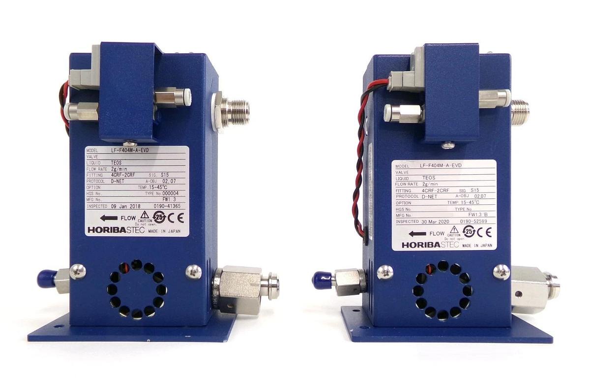 Horiba STEC LF-F404M-A-EVD Liquid Mass Flow Meter 2g/min Lot of 2 New Surplus