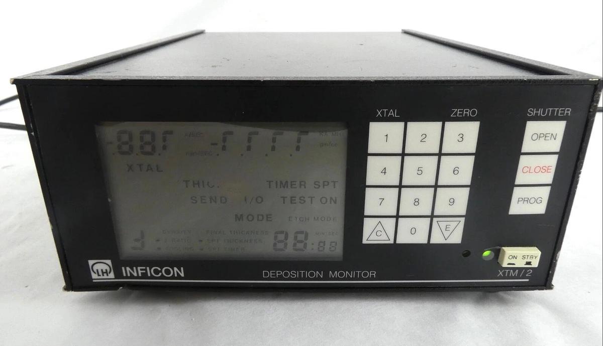Used Inficon 758-500-G1 Thin Film Deposition Monitor XTM/2 Working Spare Surplus