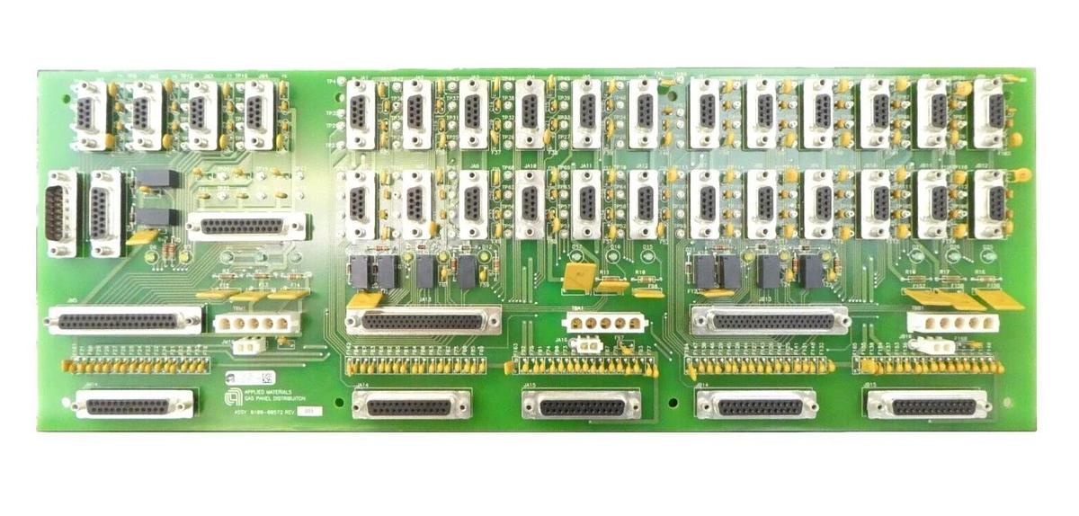 Used AMAT Applied Materials 0100-00572 300mm Gas Panel Distribution PCB Working