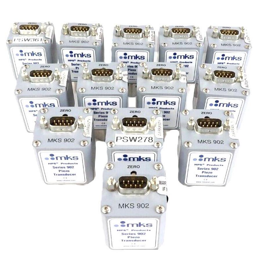 Used MKS Instruments 902-1213-0046 Piezo Transducer Series 902 Lot of 13 Working