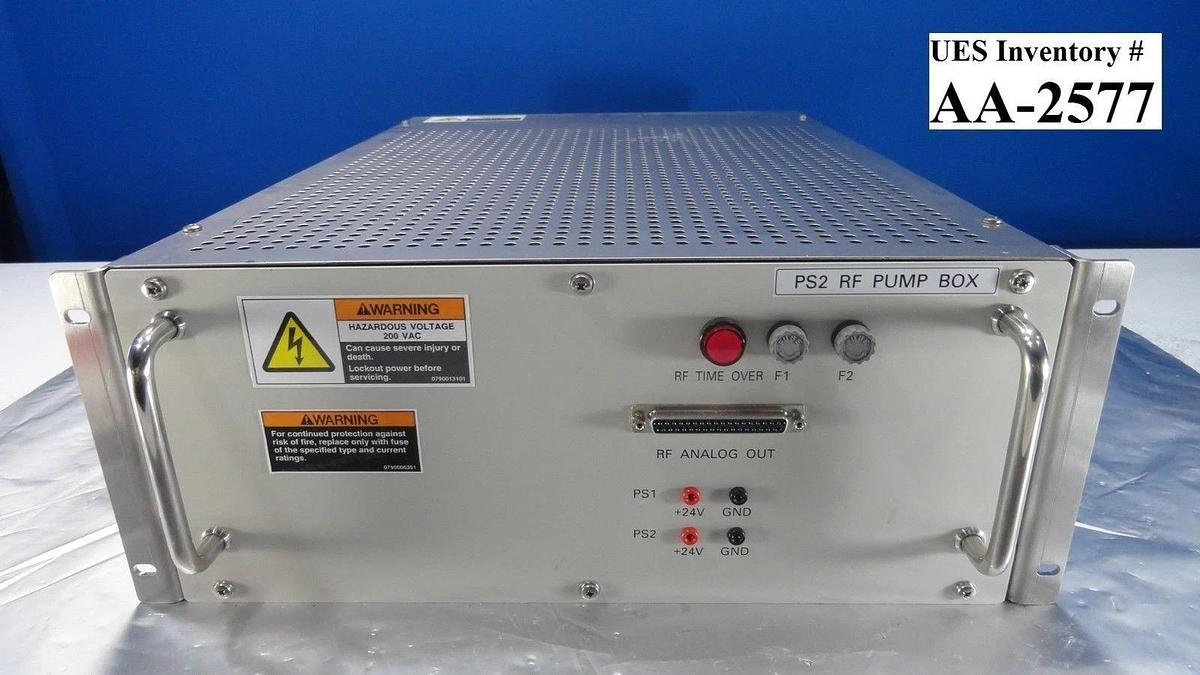 Used TEL Tokyo Electron PS2 RF Pump Box TYB62F-1/PUMP T-3044SS Etcher Used
